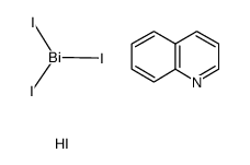 bismuth iodide * quinolinium iodide Structure