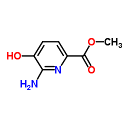 6-氨基-5-羟基吡啶甲酸甲酯结构式