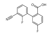 2-(3-cyano-2-fluorophenyl)-4-fluorobenzoic acid Structure