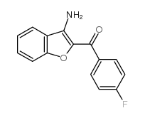 (3-amino-1-benzofuran-2-yl)(4-fluorophenyl)methanone结构式