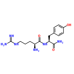 H-Arg-Tyr-NH2 · 2 HCl结构式
