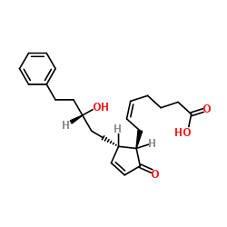17-phenyl trinor-13,14-dihydro Prostaglandin A2 Structure