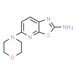 5-(morpholin-4-yl)-[1,3]thiazolo[5,4-b]pyridin-2-amine structure
