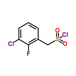 (3-Chloro-2-fluorophenyl)methanesulfonyl chloride Structure