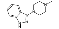 3-(4-甲基哌嗪-1-基)-1H-吲唑结构式