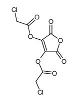 bis-chloroacetoxy-maleic acid anhydride Structure