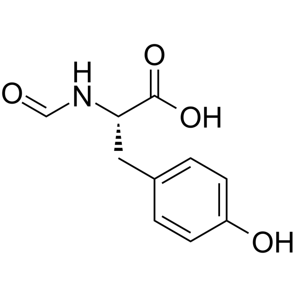 N-甲酰基-L-酪氨酸结构式