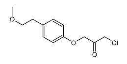 1-chloro-3-[4-(2-methoxyethyl)phenoxy]propan-2-one结构式