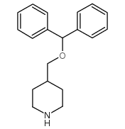 4-(benzhydryloxymethyl)piperidine Structure