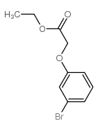 (3-溴苯氧基)乙酸乙酯结构式