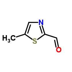2-甲基噻唑-5-甲醛结构式