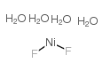 四水合氟化镍(II)结构式