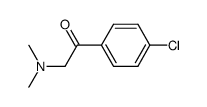 1-(4-chlorophenyl)-2-(dimethylamino)ethan-1-one Structure