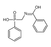 benzamidomethyl(phenyl)phosphinic acid Structure
