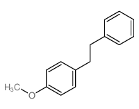 Benzene,1-methoxy-4-(2-phenylethyl)- Structure