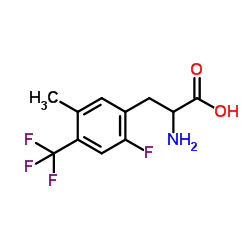 2-Fluoro-5-methyl-4-(trifluoromethyl)phenylalanine Structure