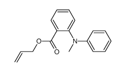 allyl N-methyl-N-phenylanthranilate结构式