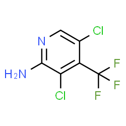 3,5-二氯-4-(三氟甲基)吡啶-2-胺结构式