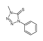 1-methyl-4-phenyltetrazole-5-thione结构式
