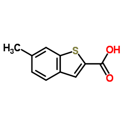 6-甲基苯并[b]噻吩-2-羧酸结构式