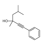 3,5-dimethyl-1-phenylhex-1-yn-3-ol结构式