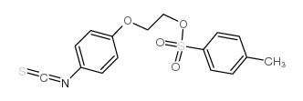 2-(4-异硫氰酸苯氧基)甲苯磺酸乙酯结构式