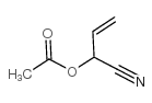 乙酸1-氰基-2-丙烯基酯结构式