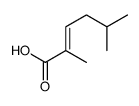 2,5-dimethylhex-2-enoic acid Structure