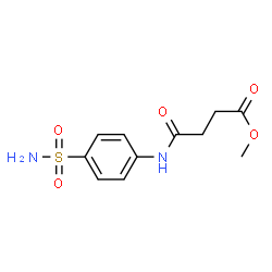 methyl 4-{[4-(aminosulfonyl)phenyl]amino}-4-oxobutanoate Structure