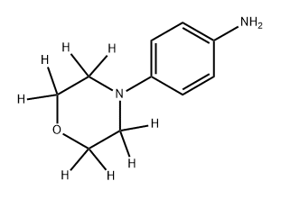 4-Morpholinoaniline-d8 Structure