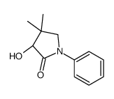 (3R)-3-hydroxy-4,4-dimethyl-1-phenylpyrrolidin-2-one Structure