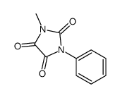 1-methyl-3-phenylimidazolidine-2,4,5-trione Structure