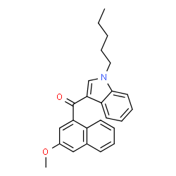 JWH 081 3-methoxynaphthyl isomer结构式