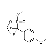 1-[diethoxyphosphoryl(difluoro)methyl]-4-methoxybenzene Structure