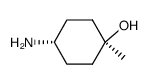 反式-4-氨基-1-甲基环己醇结构式