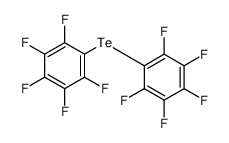 1,2,3,4,5-pentafluoro-6-(2,3,4,5,6-pentafluorophenyl)tellanylbenzene Structure