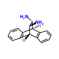 (11R,12R)-9,10-二氢-9,10-乙撑蒽-11,12-二胺结构式