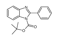 tert-butyl 2-phenylbenzimidazole-1-carboxylate结构式