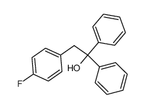 2-(4-FLUOROPHENYL)-1,1-DIPHENYLETHANOL结构式