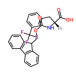Fmoc-D-phe(3-CF3)-OH Structure