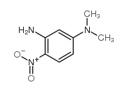 3-氨基-N,N-二甲基-4-硝基苯胺结构式