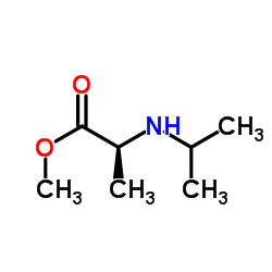 L-Alanine, N-(1-methylethyl)-, methyl ester (9CI) Structure