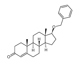 17β-benzyloxy-testosterone Structure