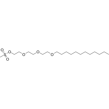 MS-PEG3-dodecyl结构式