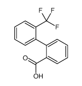 2-[2-(trifluoromethyl)phenyl]benzoic acid Structure