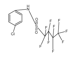 C4F9SO2NH(4-ClC6H4)结构式