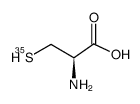 l-cysteine, [35s]结构式