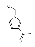 Ketone, 1-(hydroxymethyl)pyrrol-3-yl methyl (8CI)结构式