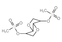 L-Iditol,1,4:3,6-dianhydro-, dimethanesulfonate (9CI) structure