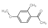 1-(4-甲氧基-2-甲基苯基)乙酮结构式